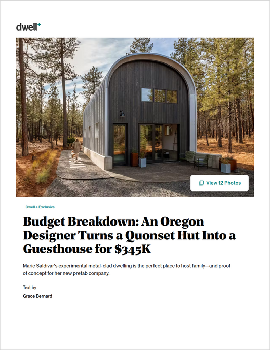 Dwell Magazine Features Steel Hut