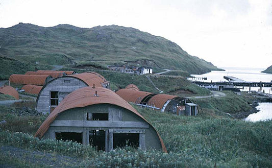 old steel quonset hut