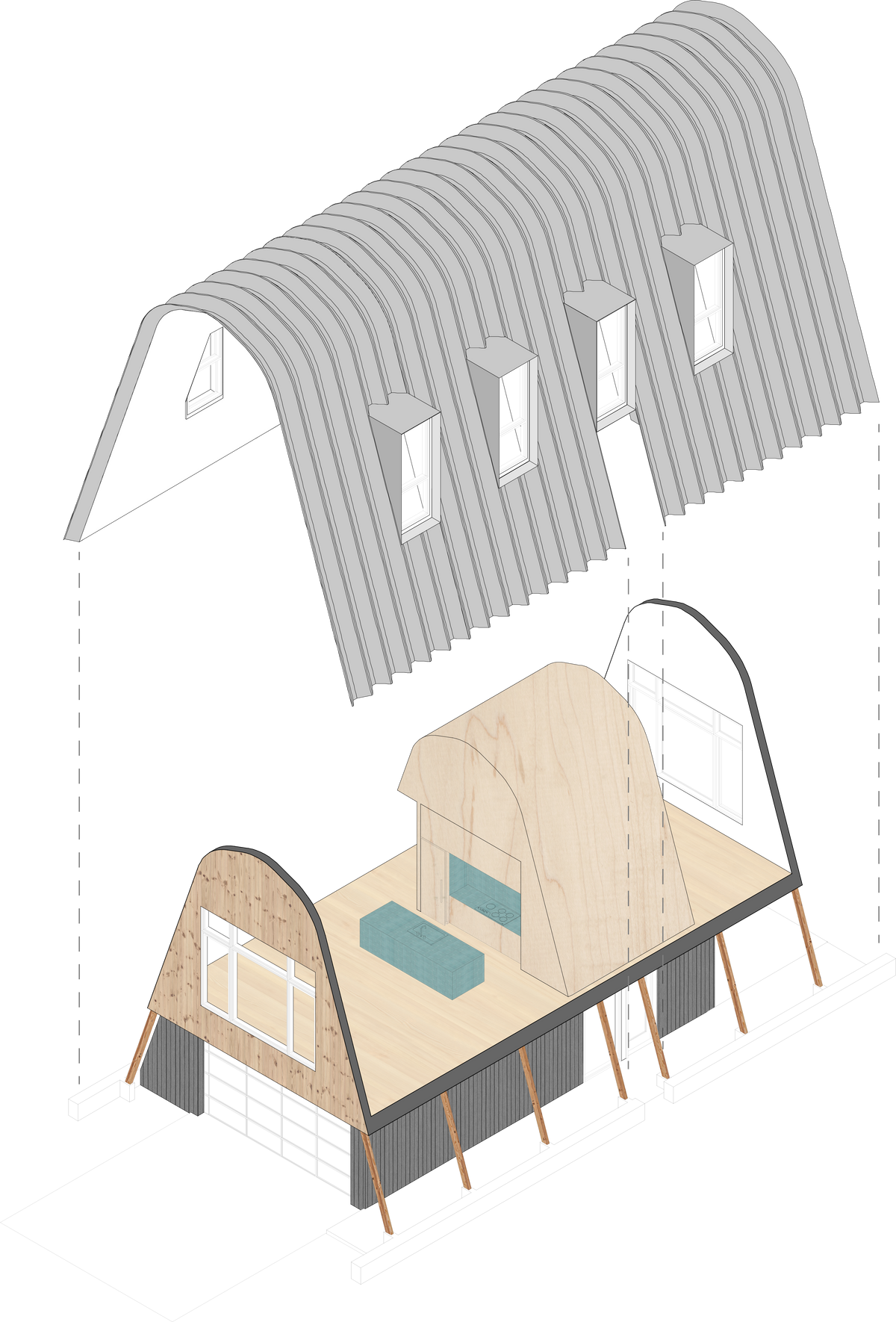A-Frame – Steel Hut